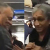 विमान में विंग कमांडर अभिनंदन के माता-पिता का यात्रियों ने किया स्वागत