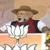 प्रधानमंत्री नरेंद्र मोदी ने कहा- ”कांग्रेस का ये घोषणा पत्र नहीं, ढकोसला पत्र है”