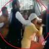 कोर्ट परिसर में दे दनादन, वकील ने दो युवतियों को जमकर पीटा.. वीडियो वायरल