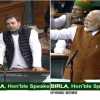 राहुल गांधी के ‘युवा मारेंगे डंडे’ वाले बयान पर संसद में हंगामा, स्पीकर के सामने की नारेबाजी..