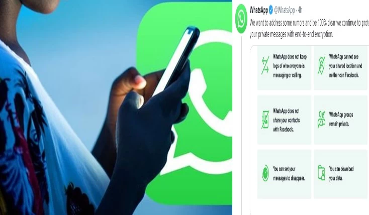 प्राइवेसी विवाद के बीच WhatsApp ने दूसरी बार दी सफाई, कहा- चैट पूरी तरह सुरक्षित