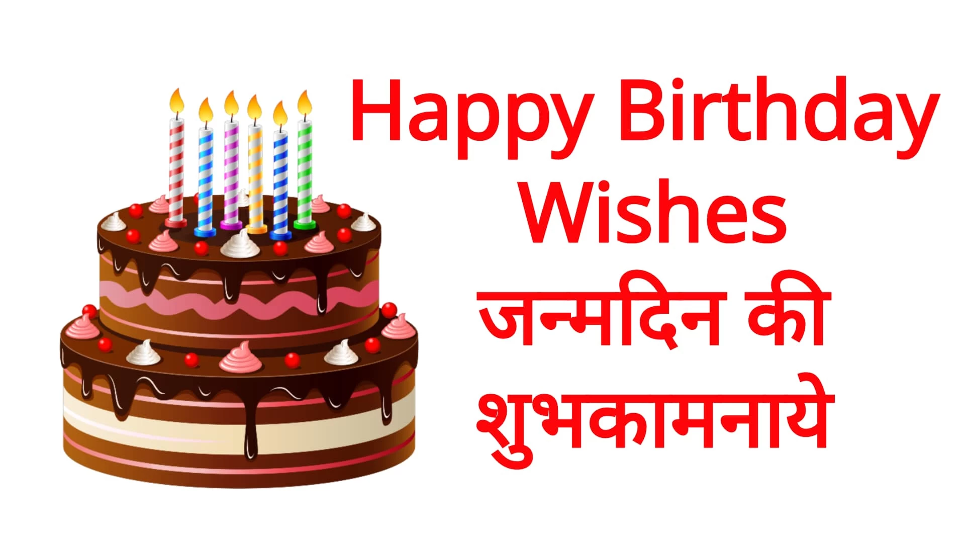 Janamdin ki Subhkamnaye Hindi , Read the best birthday wishes in Hindi for your friends and Family